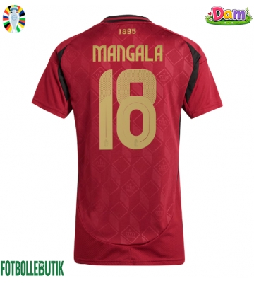 Belgien Orel Mangala #18 Hemmatröja Kvinnor EM 2024 Kortärmad